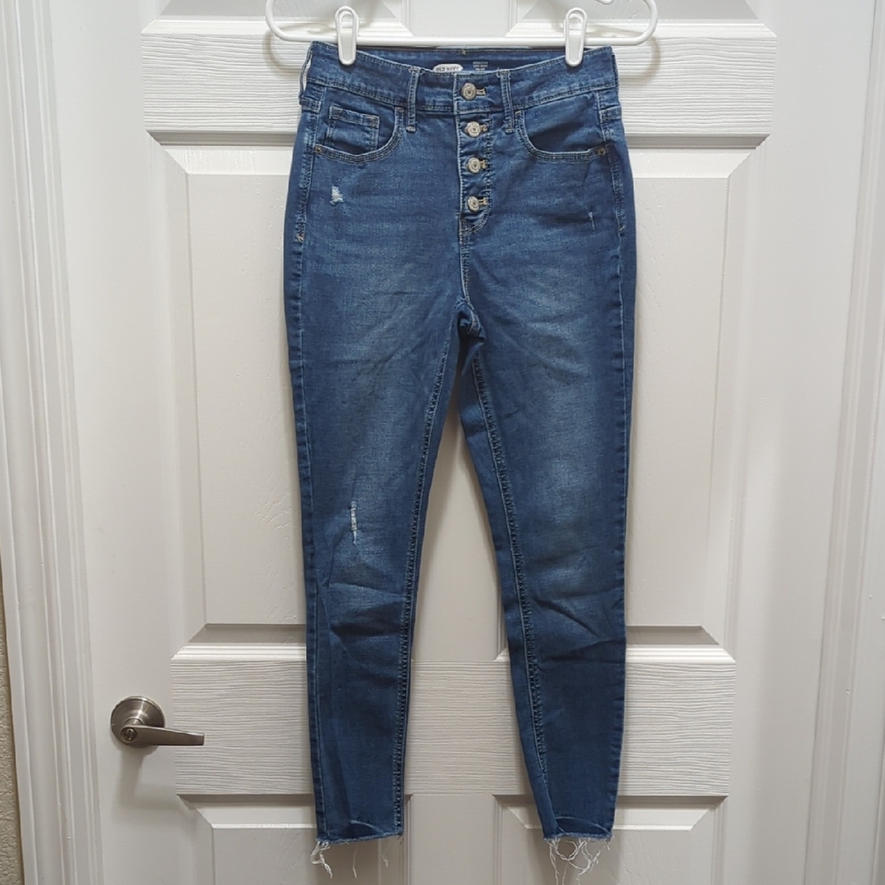 Old Navy Rockstar Super Skinny High Rise Pants 4